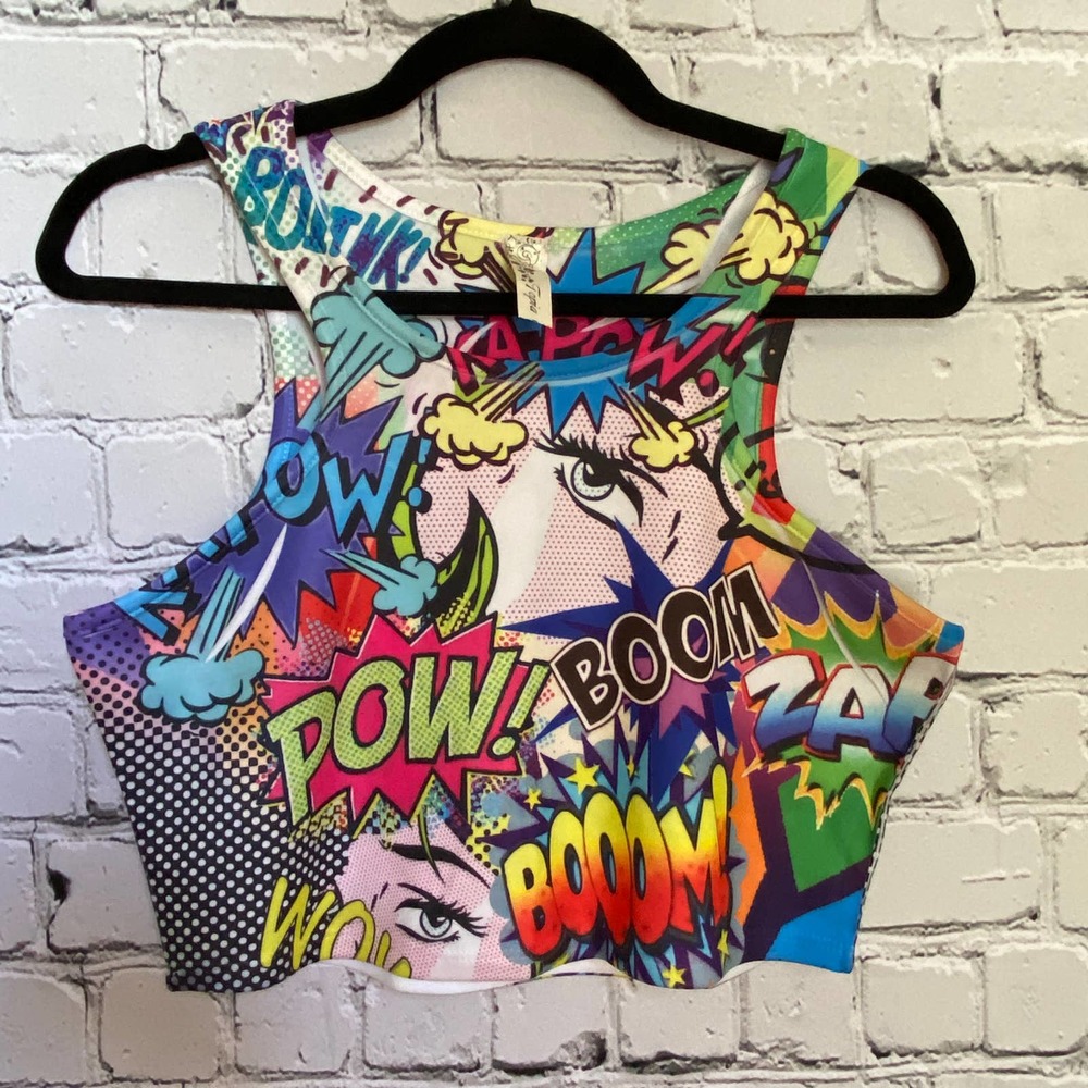 Comic Halter Top